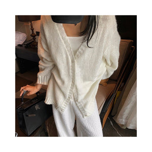 thin woolcardigan