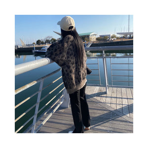 leopard cardigan