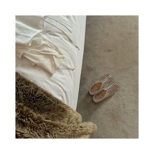 Woven jelly sandals