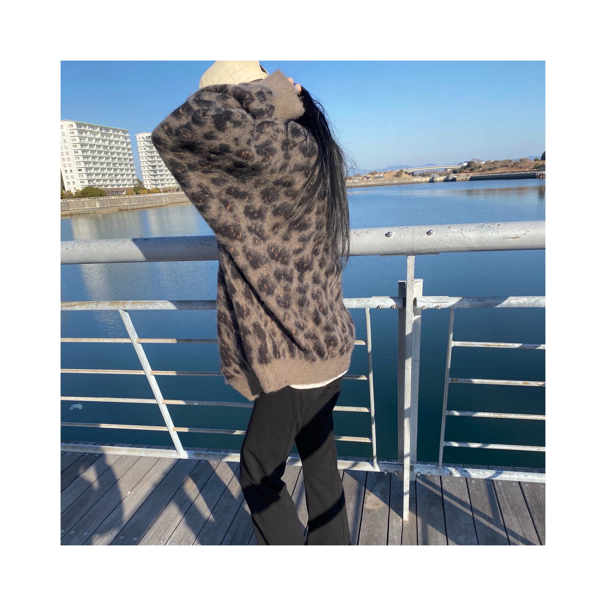 leopard cardigan
