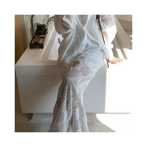 block lacepants