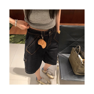 half denimpants