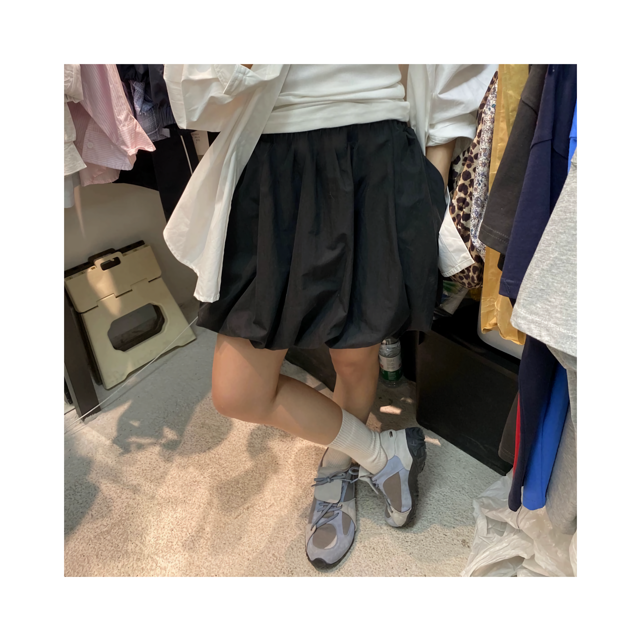 balloon miniskirt
