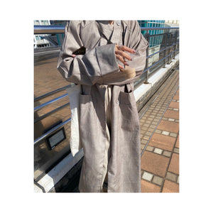 long linen oatcoat