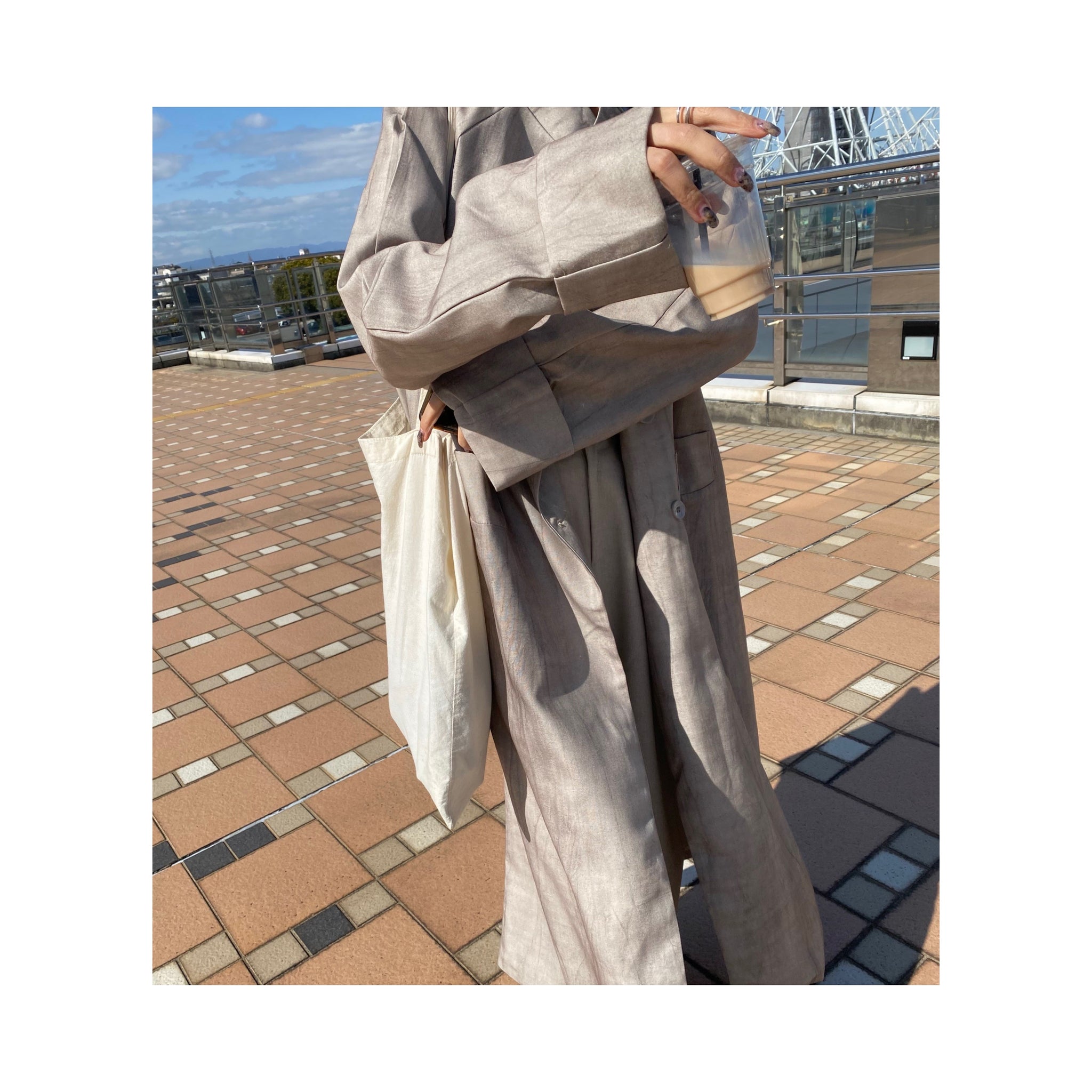 long linen oatcoat