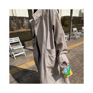 long linen oatcoat