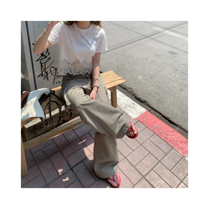 short laceTshirt
