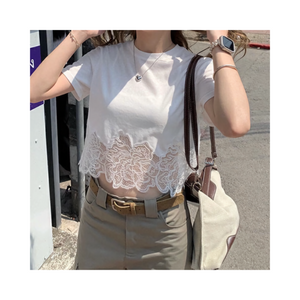 short laceTshirt