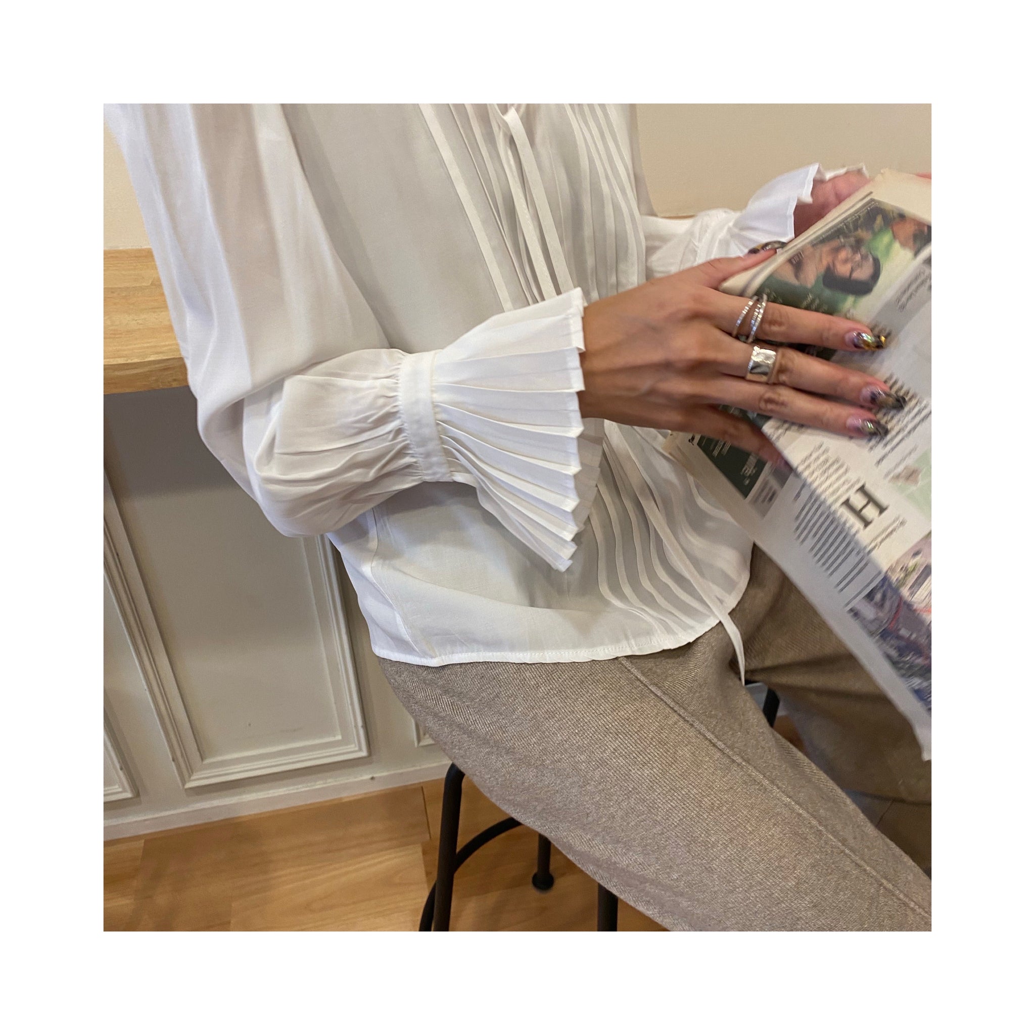 soft frillblouse