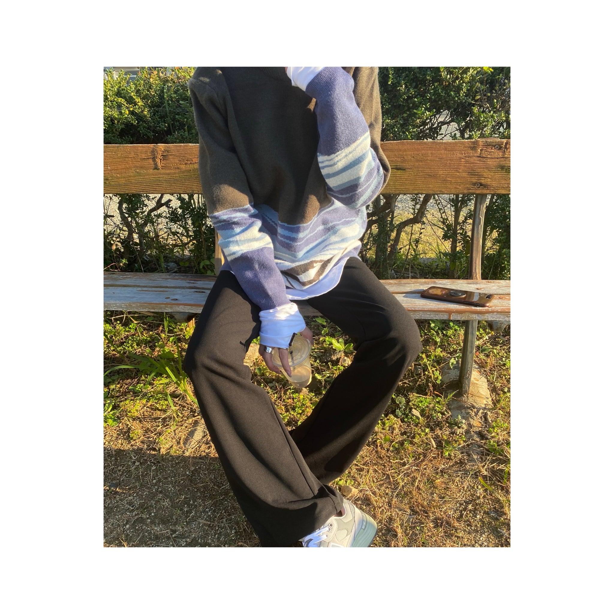 slim black pants