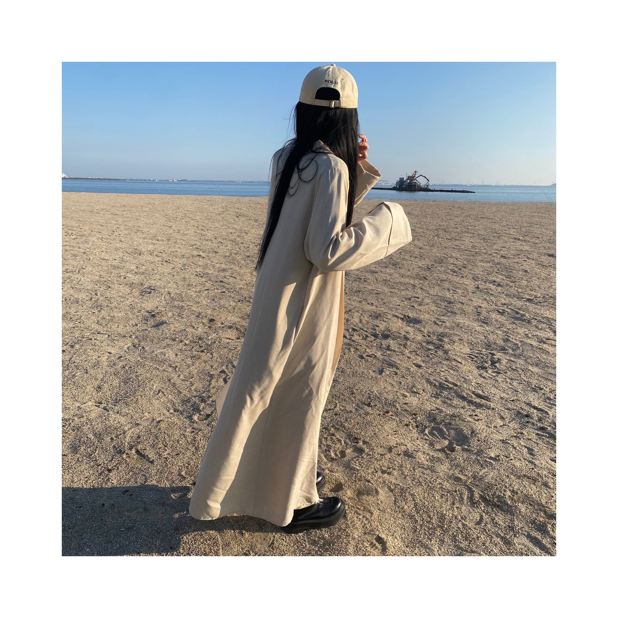linen long gown