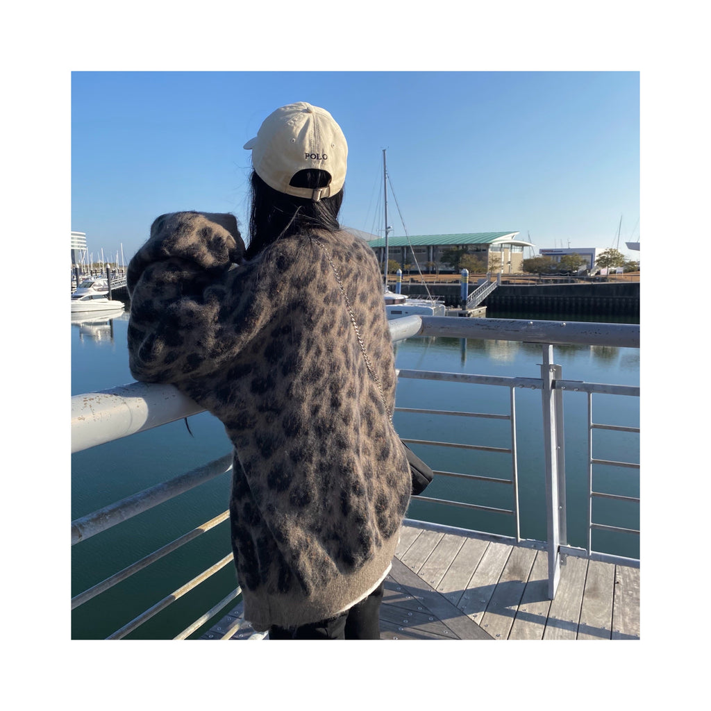 leopard cardigan
