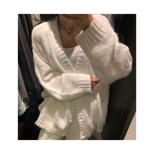 thin woolcardigan