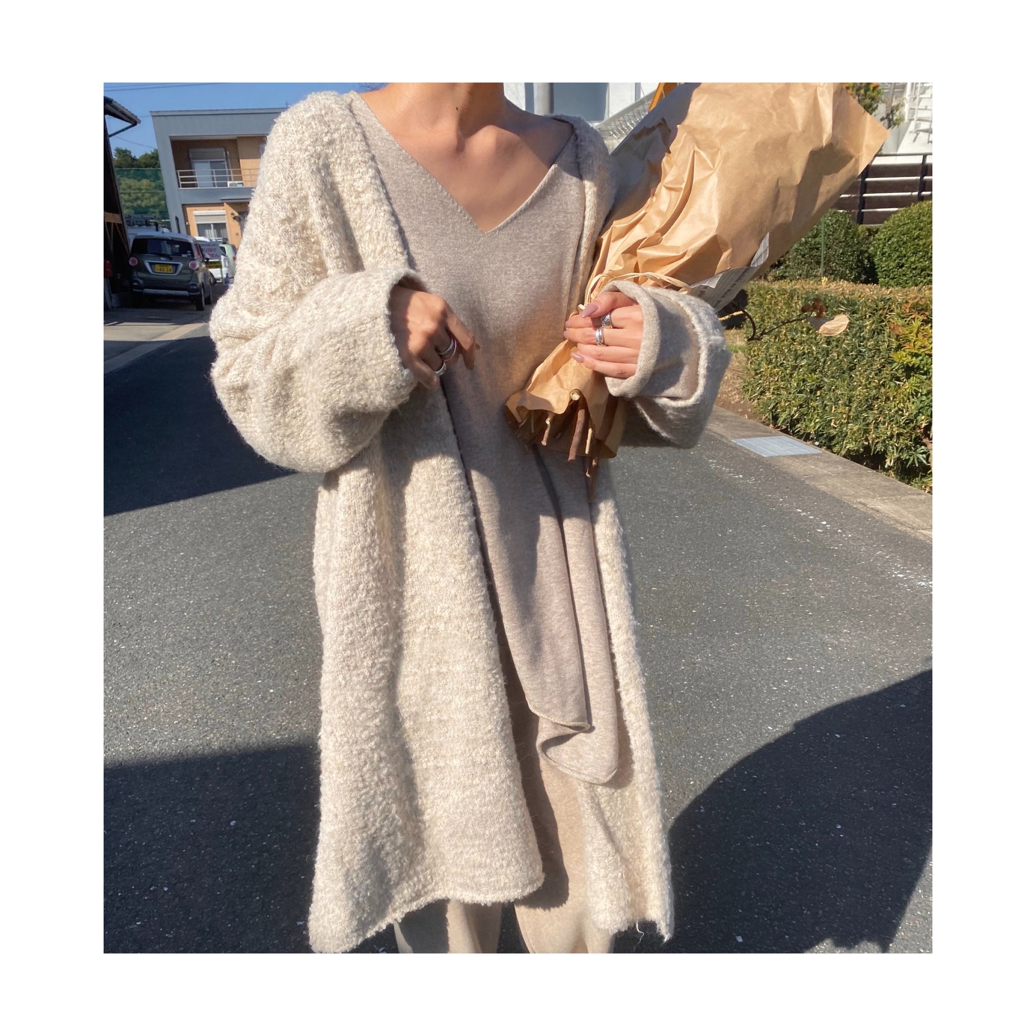 simple Vneckknit