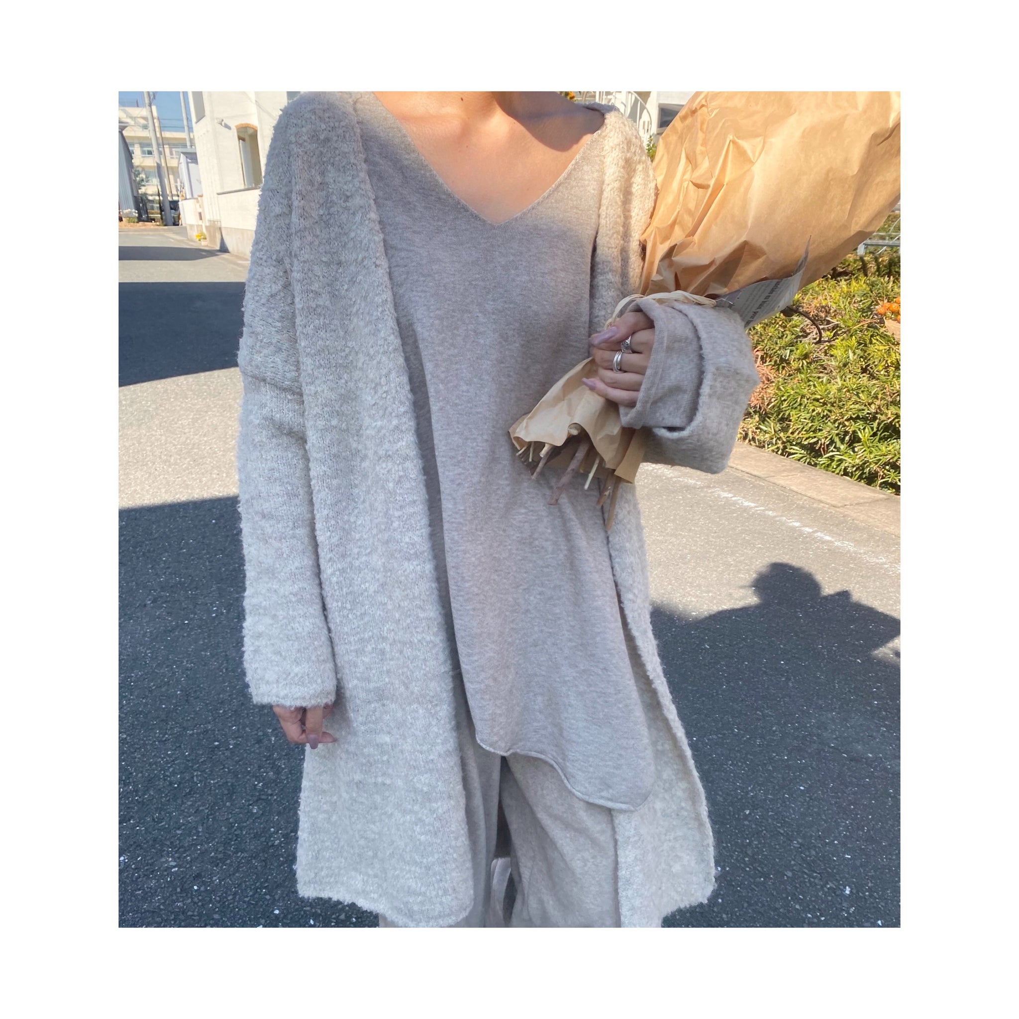 simple Vneckknit