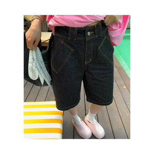 half denimpants