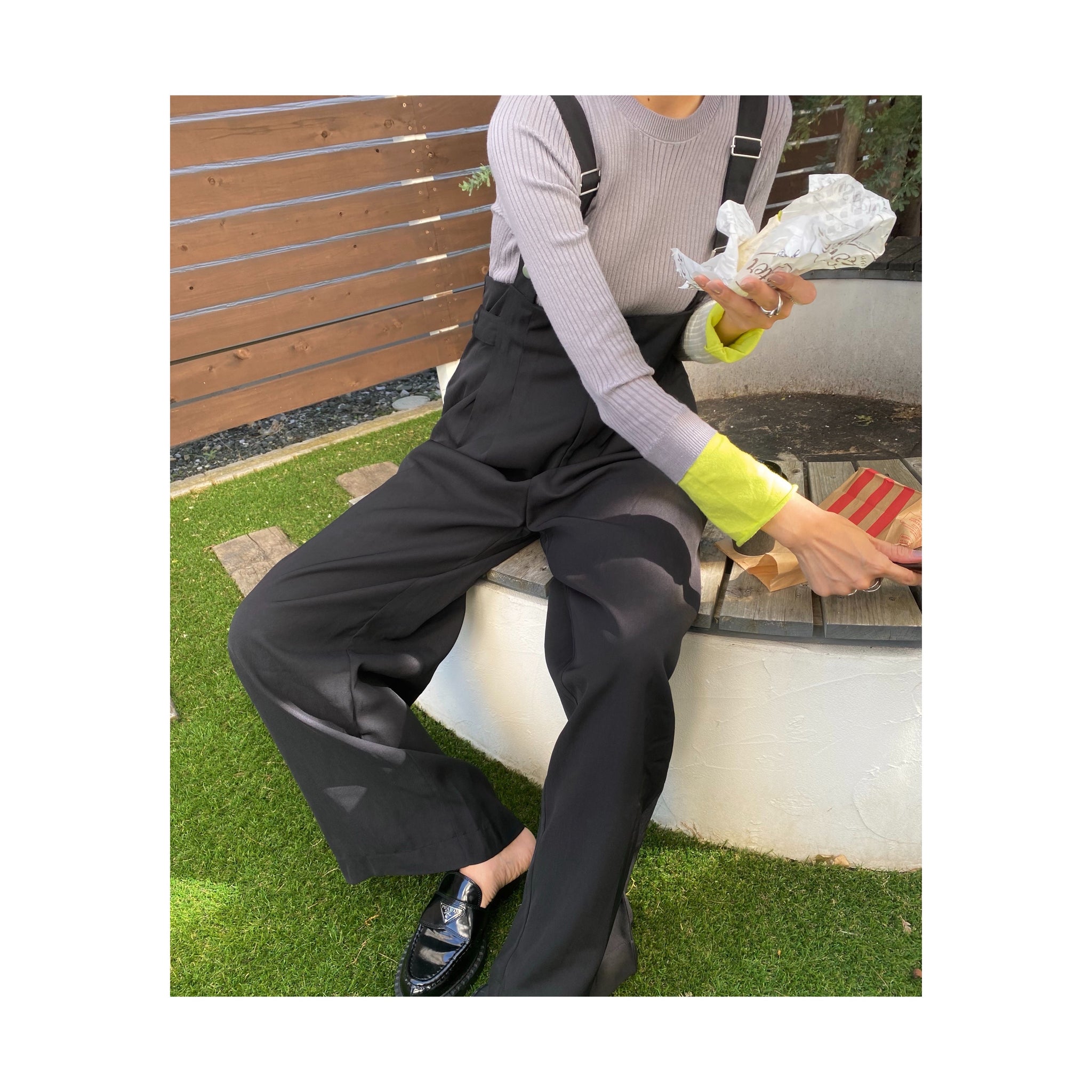 suspenders pants