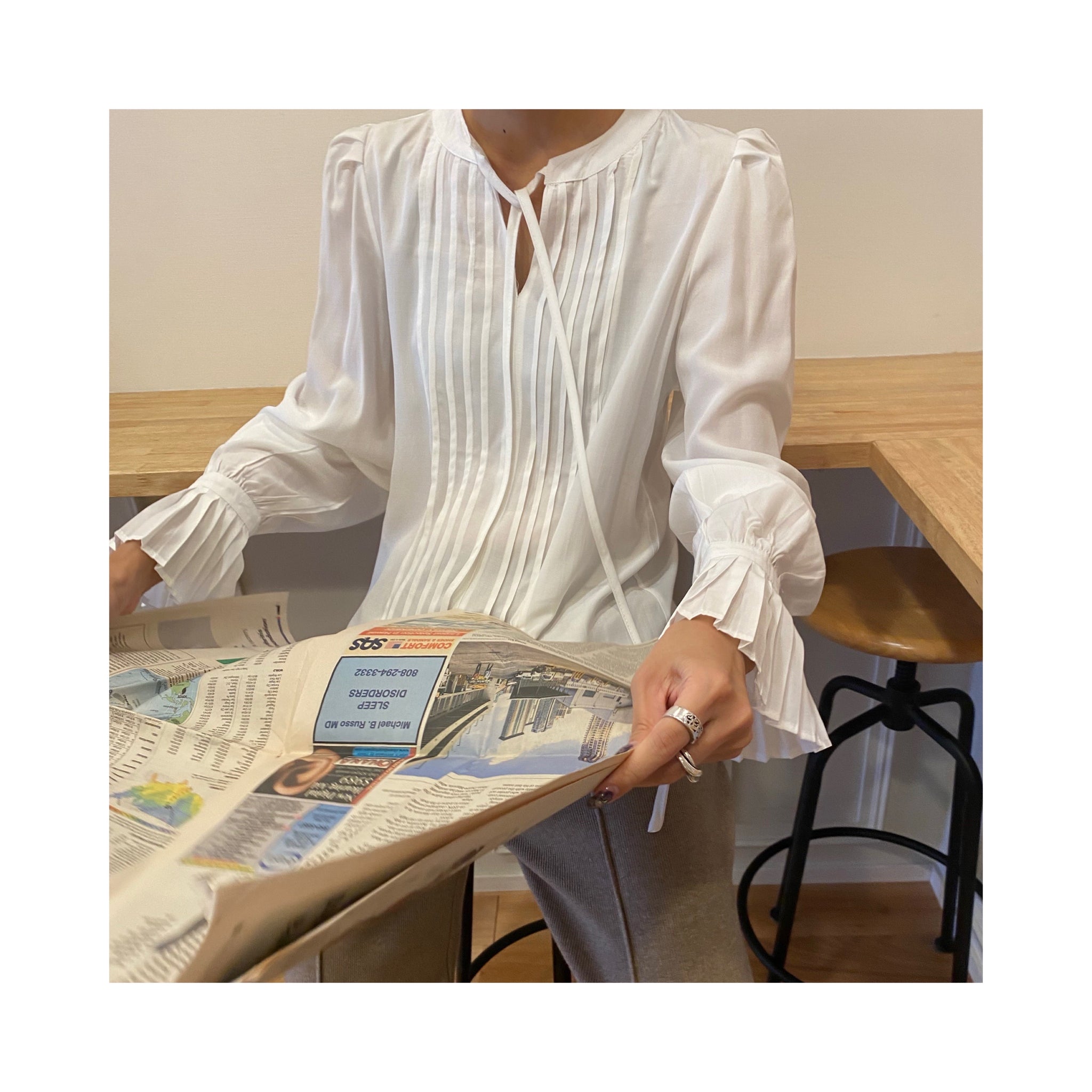 soft frillblouse