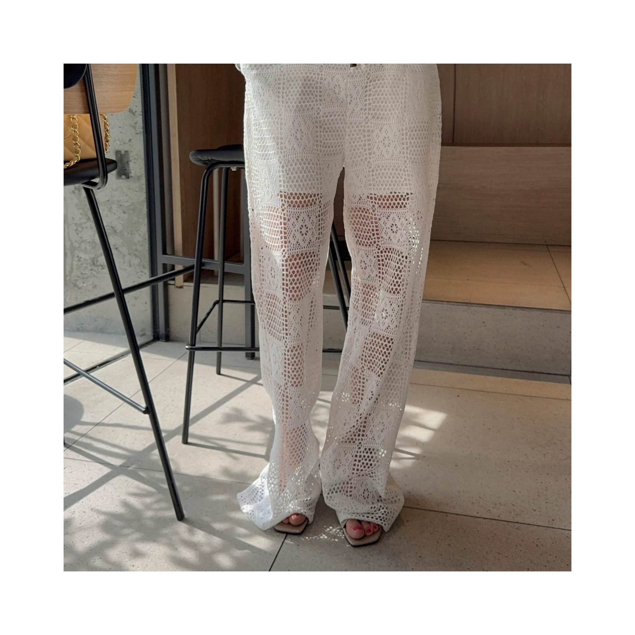 block lacepants