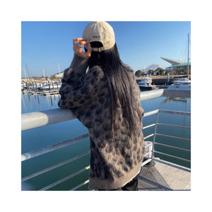 leopard cardigan