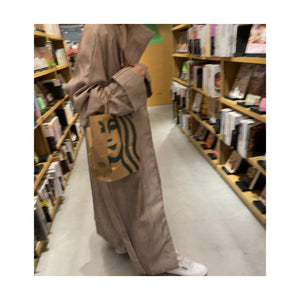 long linen oatcoat