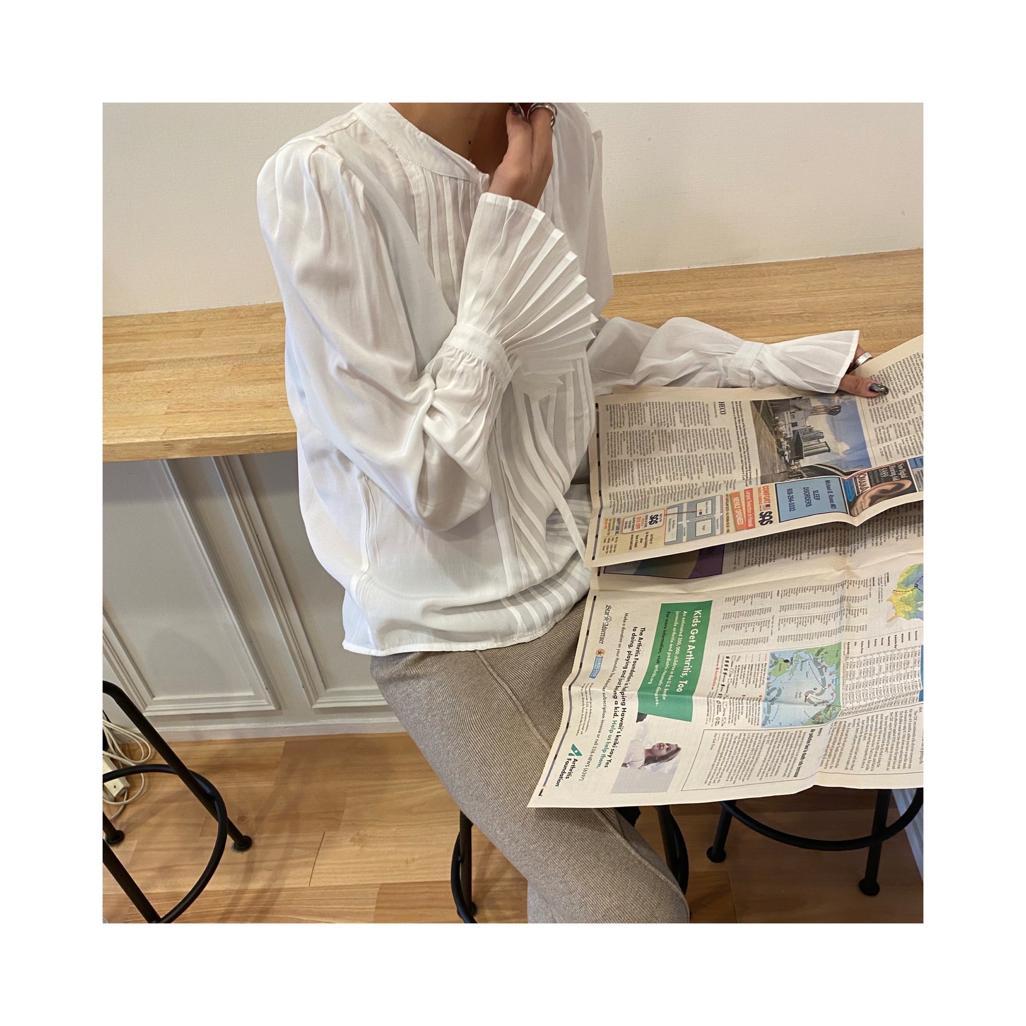 soft frillblouse