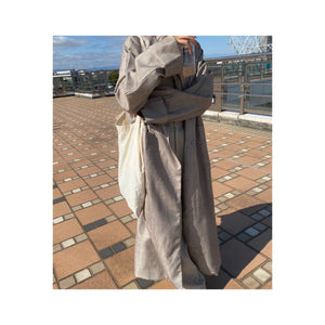long linen oatcoat