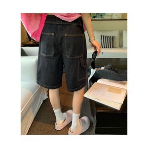 half denimpants