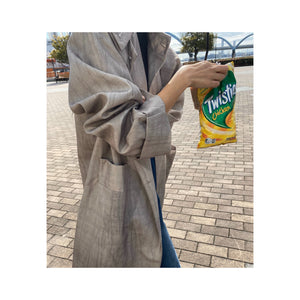 long linen oatcoat