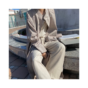 long linen oatcoat