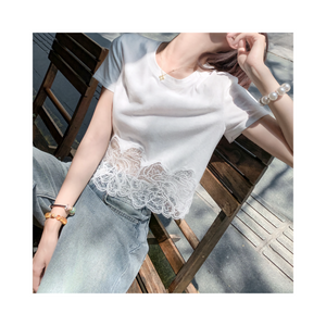 short laceTshirt