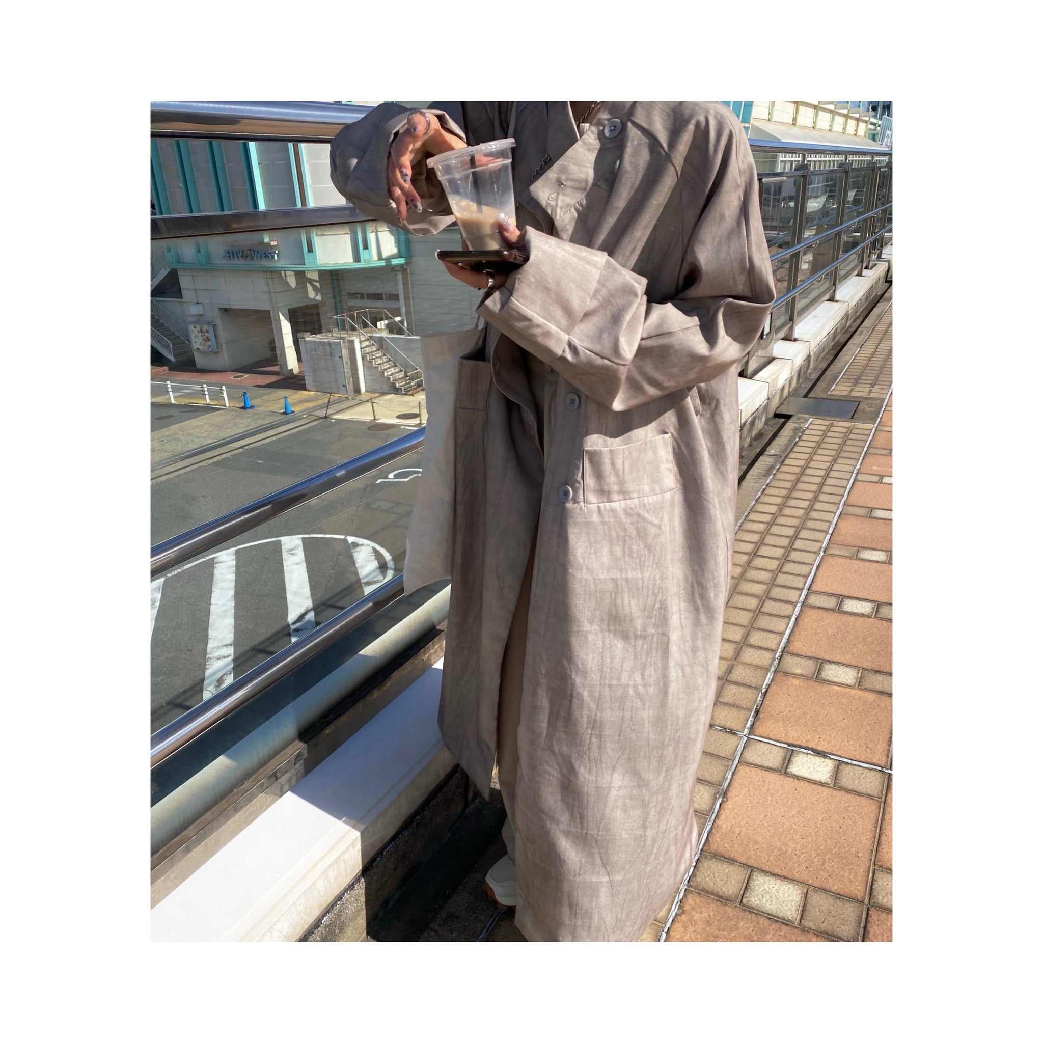 long linen oatcoat