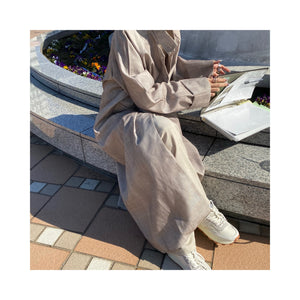 long linen oatcoat