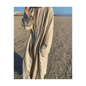 linen long gown