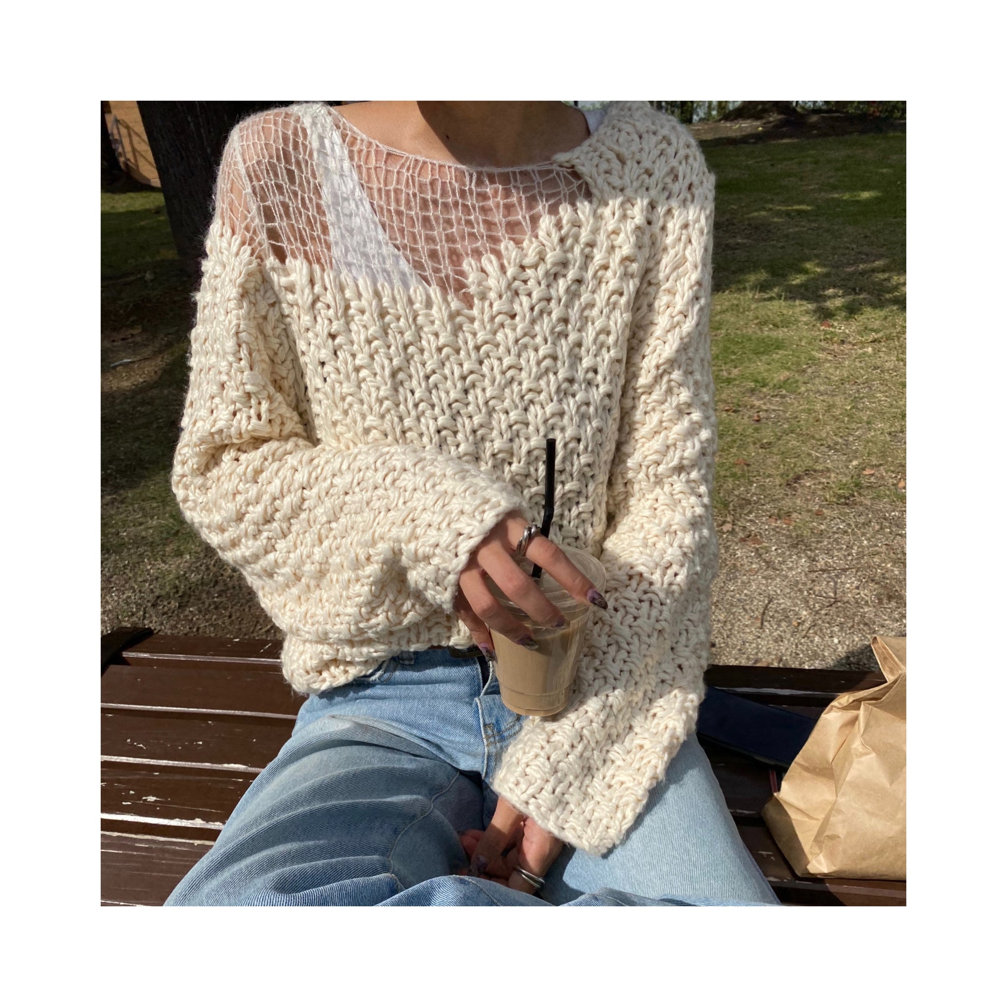 handmade damageknit