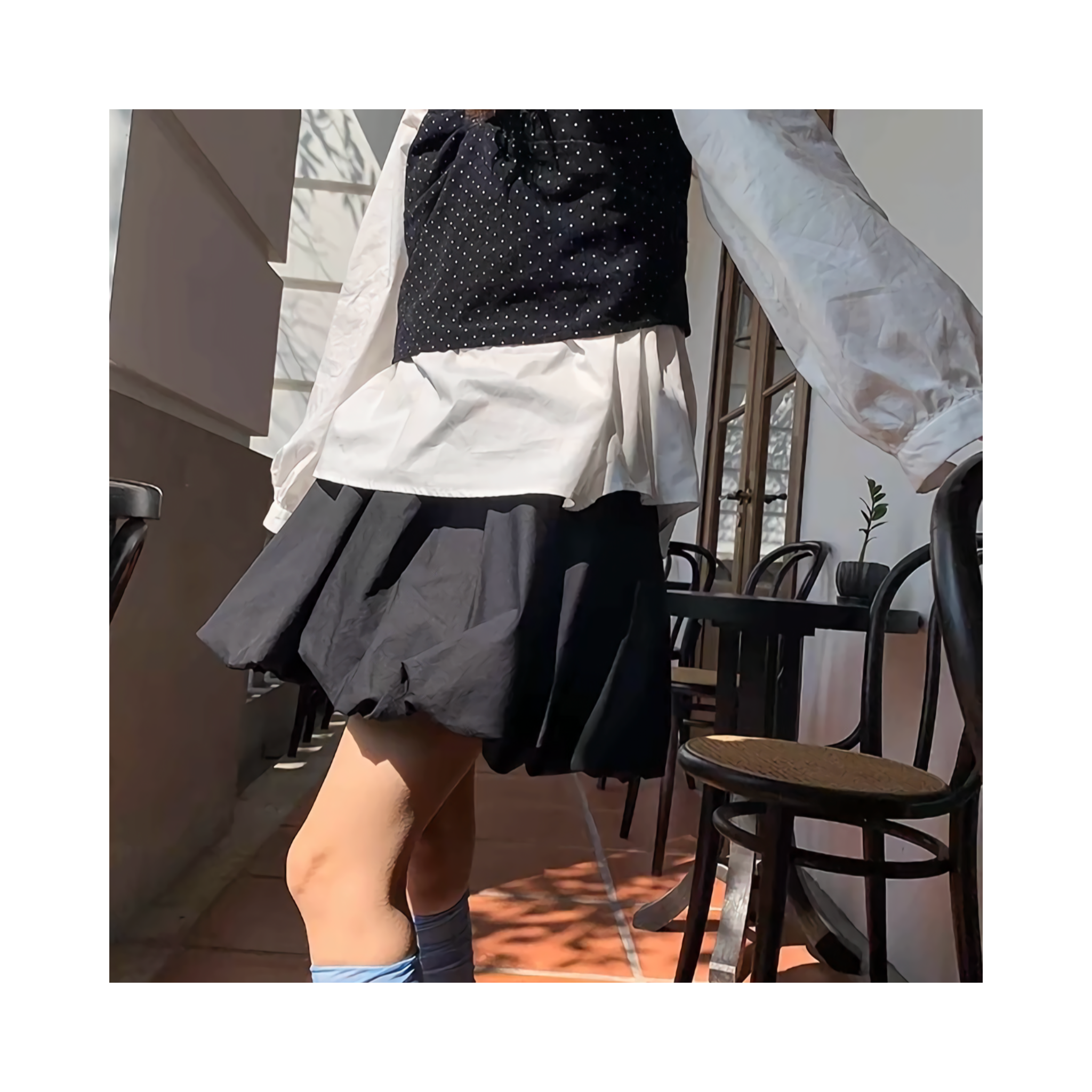 balloon miniskirt