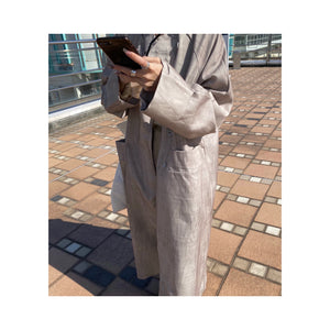 long linen oatcoat