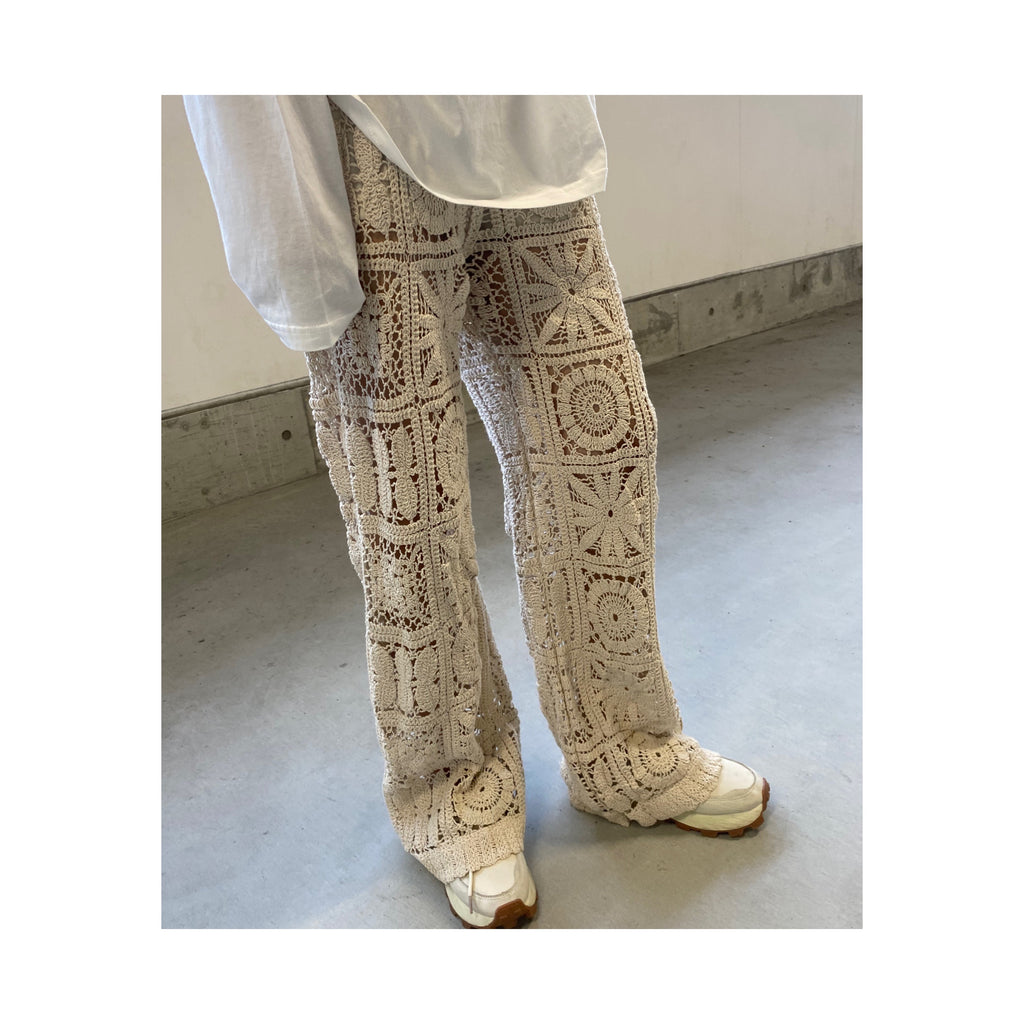 vintage flowernetpants