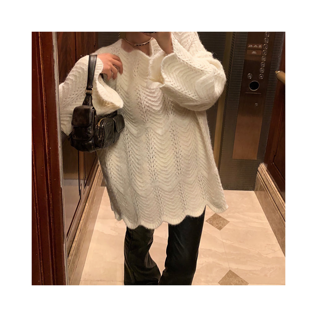 scale wool knit