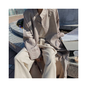 long linen oatcoat