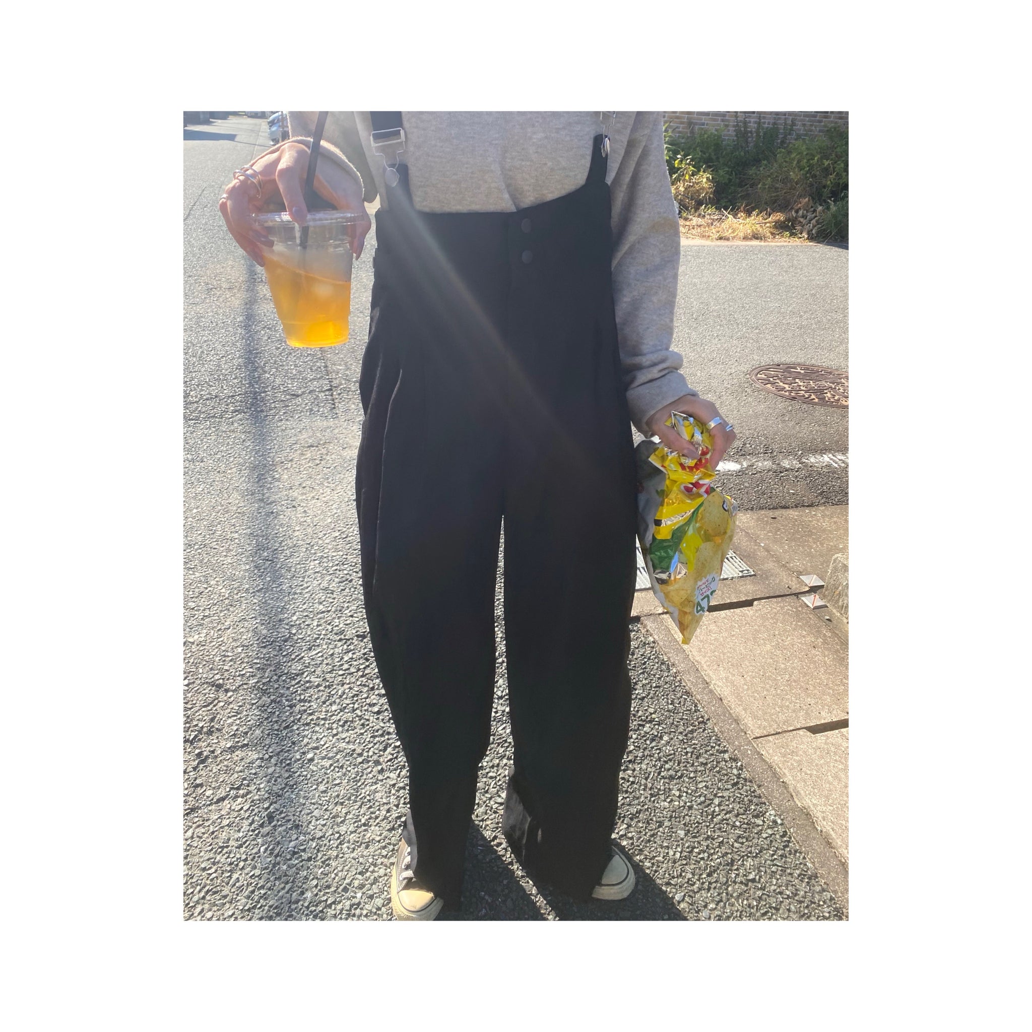 suspenders pants