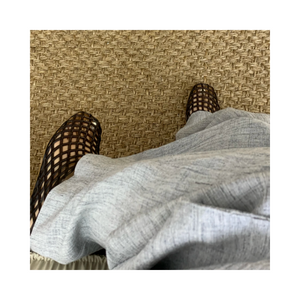 Woven jelly sandals