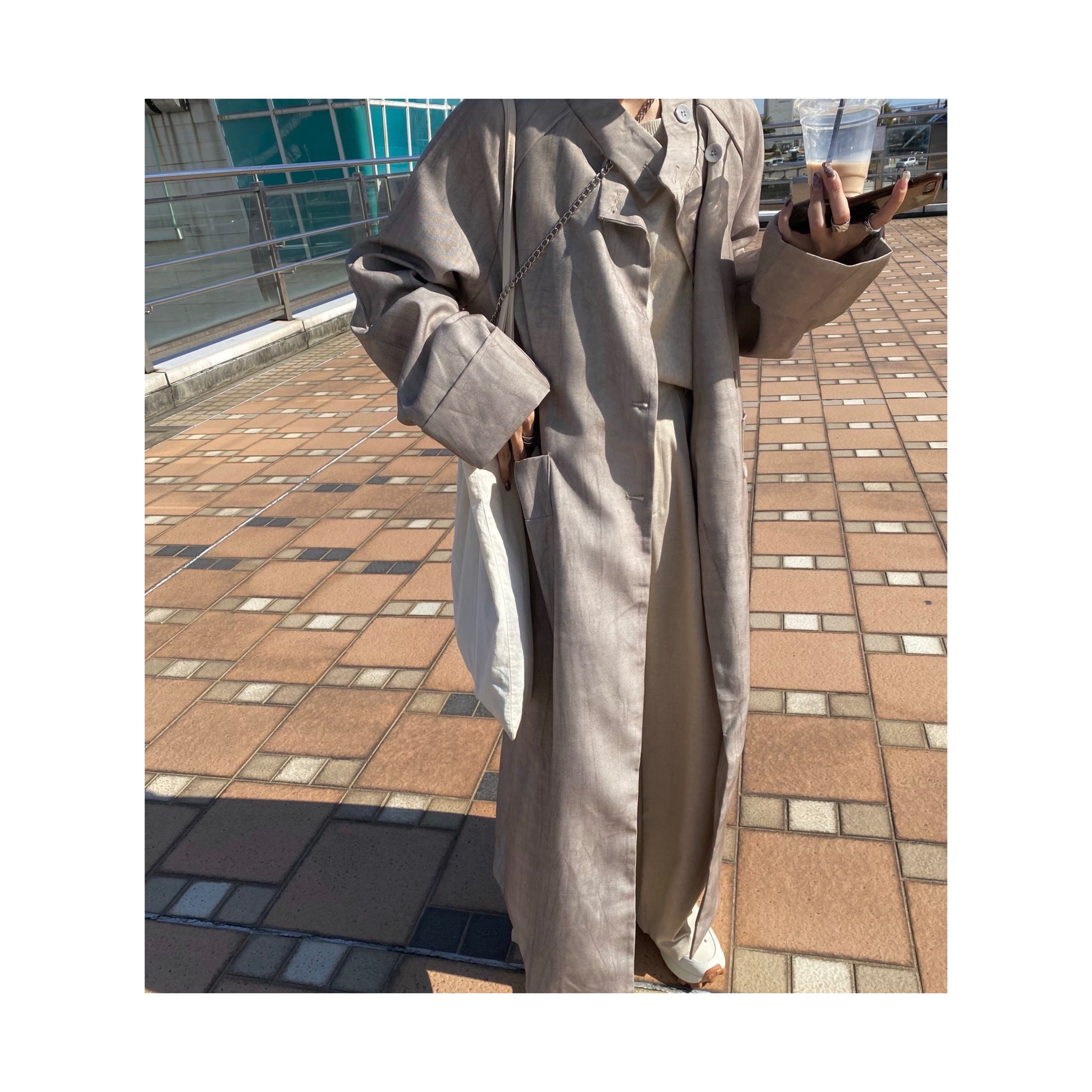 long linen oatcoat
