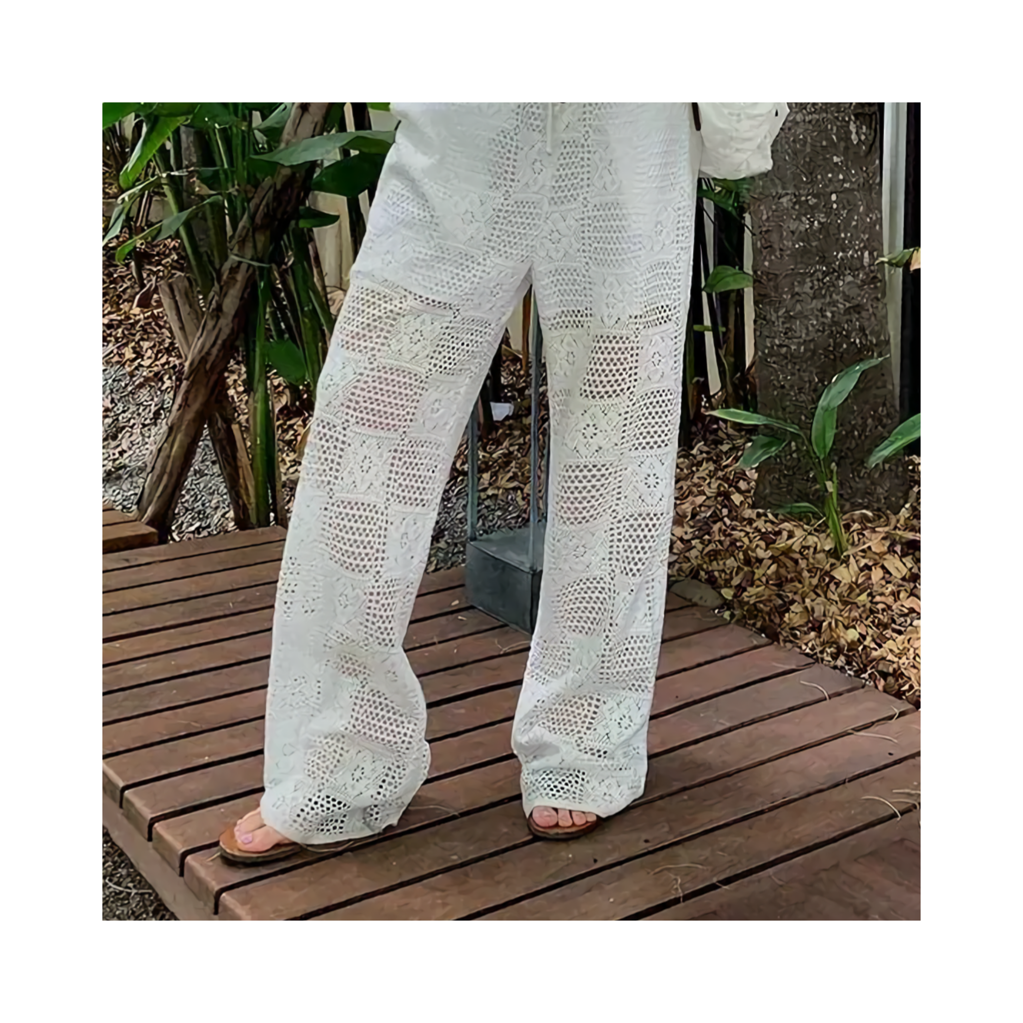 block lacepants