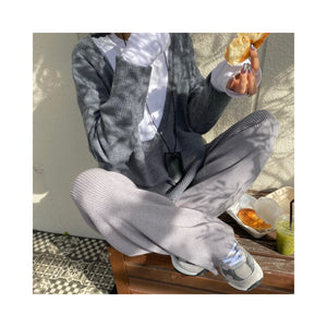 rib knit pants