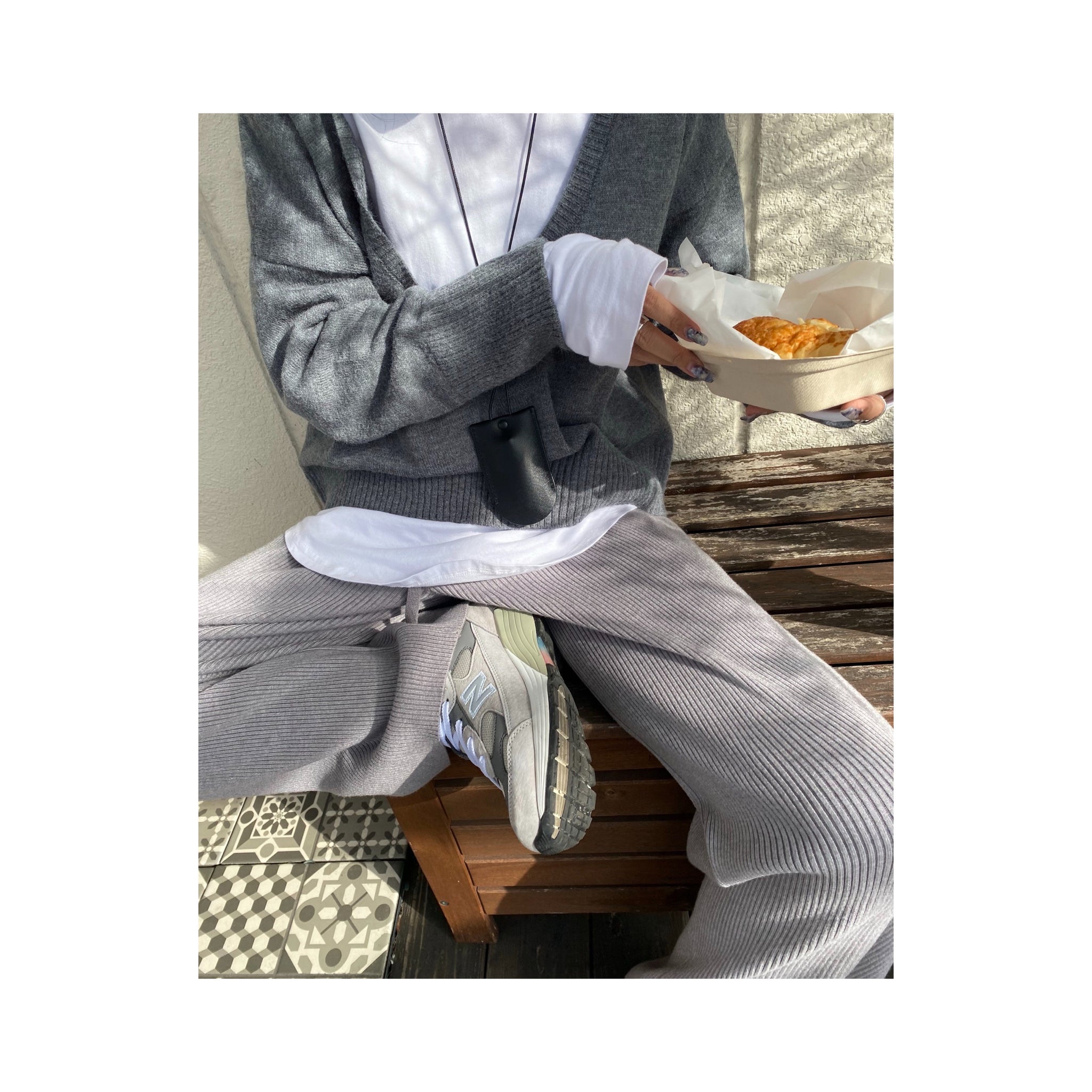 rib knit pants