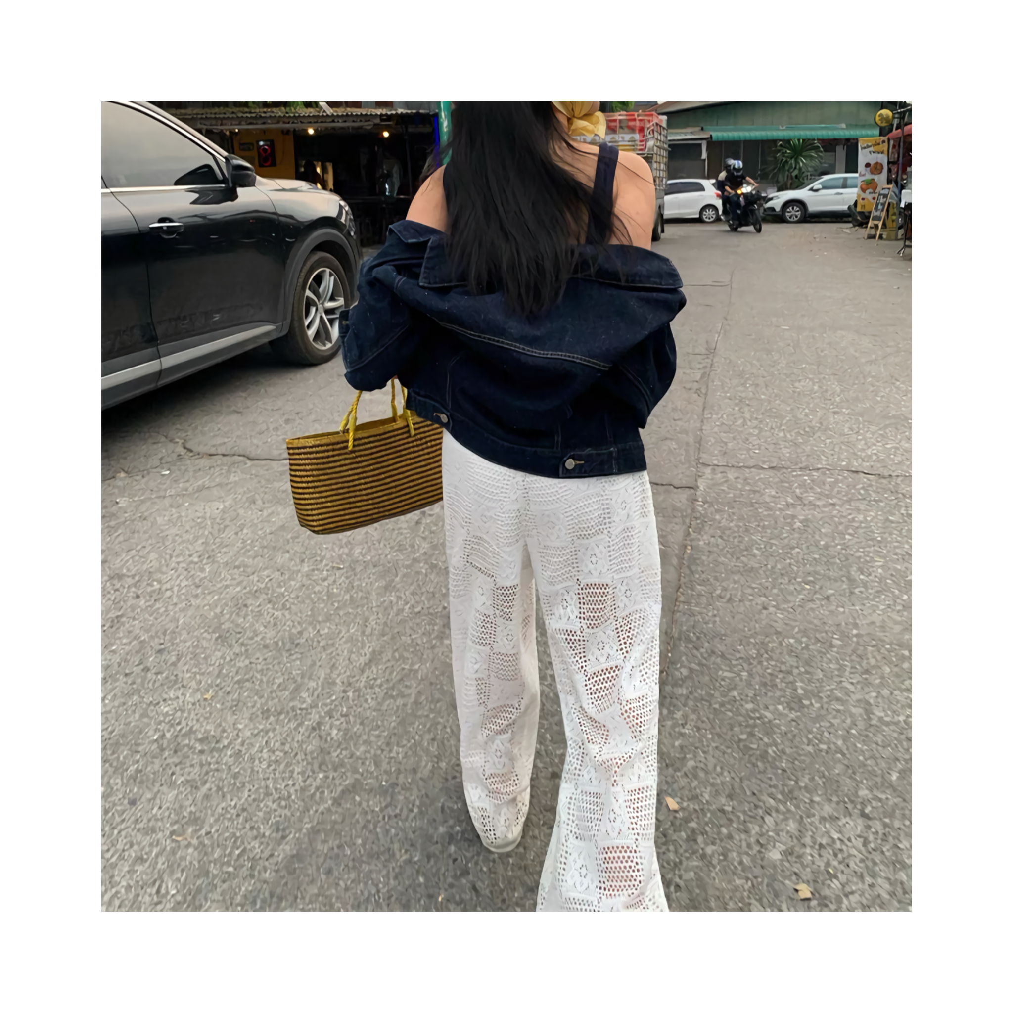 block lacepants