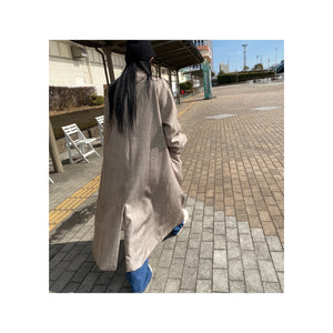 long linen oatcoat