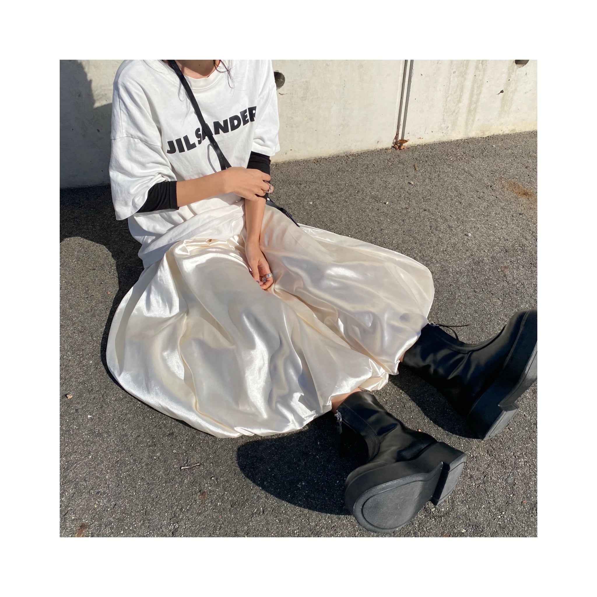 balloon shirskirt