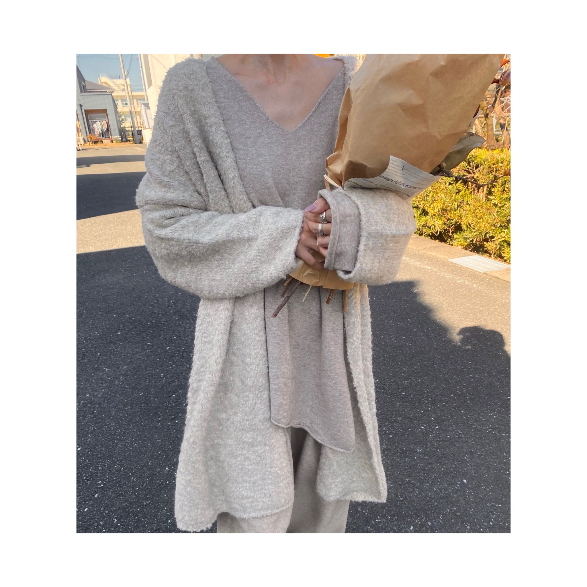 simple Vneckknit